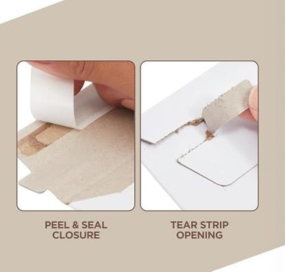 Rigid Mailers 9x12 inches, 100 Pack – White Inside & Out, Self Seal - size: 9x12"-Pack of 100
