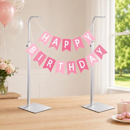 Sliver Tabletop Display Racks for Purses and Banners, 2-Pack - color: Silver, size: 2 Pack
