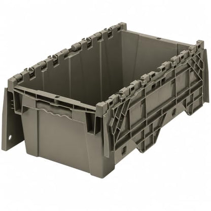 Storage Bins with Lids Heavy Duty Stackable Storage Box - size: 20" x 12" x 7"