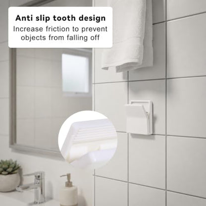 6Pcs Large Self Adhesive Clips, No Drilling Wall Tapestry Clips for Hanging