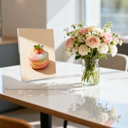 CHILDLION 3 Pack Acrylic Sign Holder 8.5x11 Inches, L-Shape Acrylic Stands for Flyers, Clear Display Holder, Documents, Office, Restaurants, Vertical Sign Holder (3 Pack 8.5*11) - size: 3 Pack 8.5*11