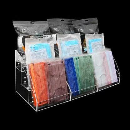 Clear Display Risers Stand Acrylic Display Shelf 1 2 3 Tiers Organizers For Dessert Figures Makeup