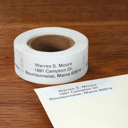 Custom Self-Stick Address Labels 200 - White - color: White