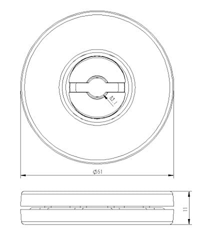 TamBee 4 Pack 2 Inch Acrylic Lazy Susan Turntable Organizer, 360° Rotation Display Base, Acrylic for Spice Rack, Cake, Kitchen Cabinet, Pantry Decorating Black - size: 2 inch Black