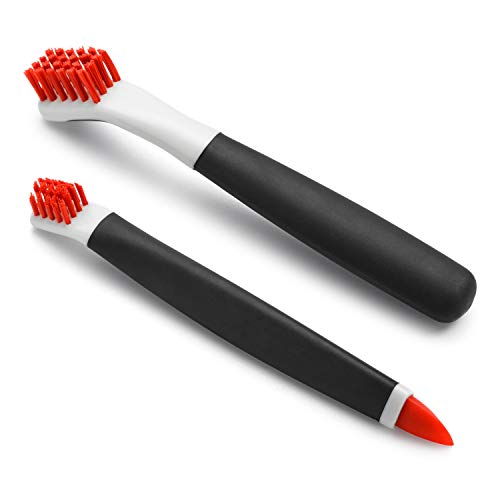 OXO Good Grips Deep Clean Brush Set, Orange, Blue - color: Orange