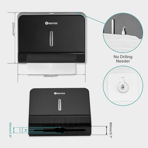 Paper Towel Dispenser Holder Wall Mount - color: Ks-5853-b