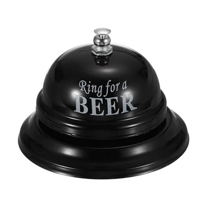 PATIKIL Desk Bell, 3.3" Service Call Bell Ringing, Beer, Black - color: Black(beer)