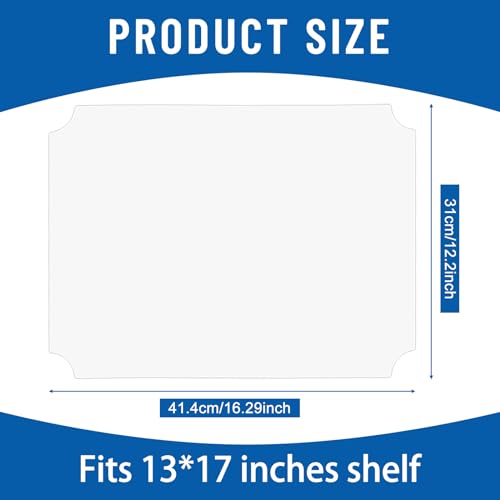 Frienda Wire Shelf Liners,16.9 x 12.8 Inch,Clear,Set of 10 - color: Clear, size: 16.9 x 12.8 Inch