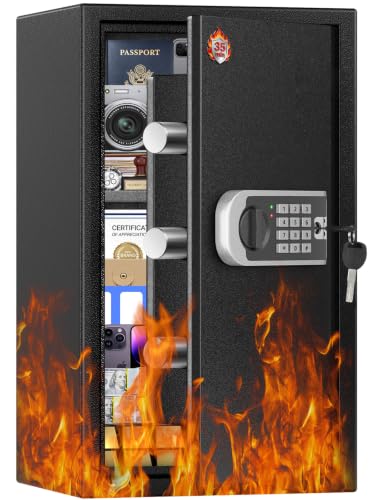 [2026 Upgraded] -35 Min Real Fireproof Safe-3.6 Cu Ft Large Safe for Home - size: 3.5 Cuft-35MINS