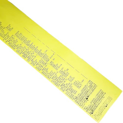 (32 Rolls) 3 1/8 x 230 Yellow Thermal Paper Receipt Rolls (55GSM Paper Thickness) fits all Clover POS Cash Register Printers from BuyRegisterRolls - size: Pack of 32, style: Yellow Thermal