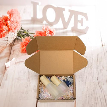 PHAREGE 6 Pack 6x4x3 inch Small Shipping Boxes, Brown Mailing Boxes - color: Brown, size: 6x4x3 inch 6 Pack