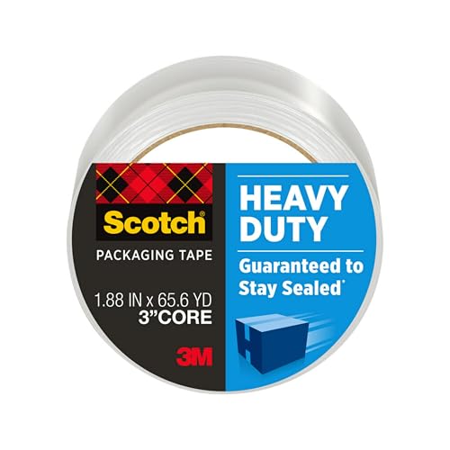 Scotch Heavy Duty Packing Tape Refill, 1.88 in x 65.6 yd, 1 Roll - size: 1-Pack