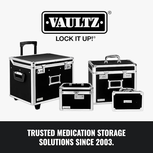 Vaultz Locking Mobile Business Case, Legal Size, Black, 14.5 x 13.5 In - color: Black, size: Legal