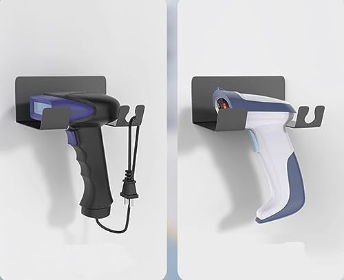 Wall Mount Barcode Scanner Holder, Universal Barcode Scanning Holder, Barcode Reader Rack Bracket Accessiors Fit for Most Scanner Barcode Scanners Label Readers