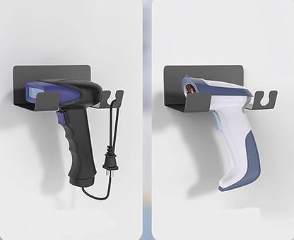Wall Mount Barcode Scanner Holder, Universal Barcode Scanning Holder, Barcode Reader Rack Bracket Accessiors Fit for Most Scanner Barcode Scanners Label Readers