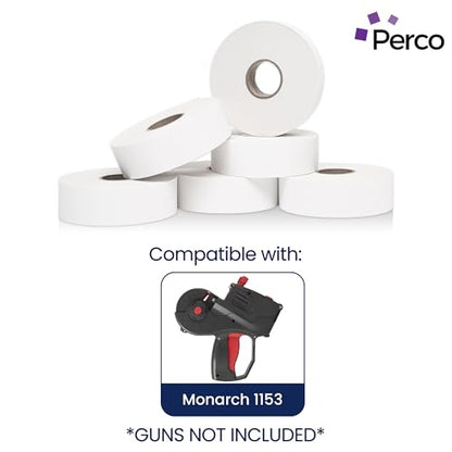 Pricing Labels for Monarch 1153 White - 6,000 Labels w/ 6 Rolls Value Pack, 1 Sleeve - Made in USA - color: White, size: 1 Sleeve
