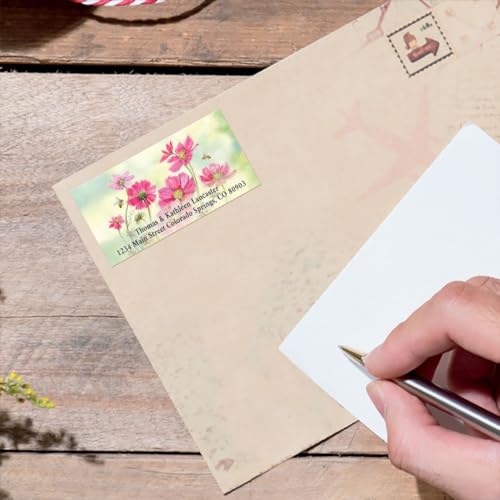 Summer Fun Personalized Deluxe Address Labels - Set of 144 (3 Designs, Self-Adhesive, Large Flat-Sheet Select Labels - color: Summer Fun