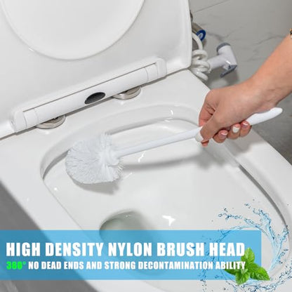 Tioncy 15 Pcs 14.2 Inch Toilet Brushes for Bathroom Bowl Scrubber