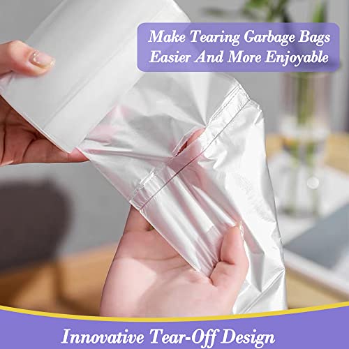 3 Gallon 180pcs Small Clear Trash Bags(Fit 2.6-3.2 Gal) Plastic Strong Clear Garbage Bags,Bathroom Trash Can Bin Liners,Waste Basket Liner,Fit 10-13 Liter, 2.5-2.6 Gallon,3.2Gallon(3-Clear180) - size: 180 Count (Pack of 1), style: 3Gal-Clear-180