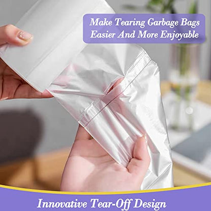 3 Gallon 180pcs Small Clear Trash Bags(Fit 2.6-3.2 Gal) Plastic Strong Clear Garbage Bags,Bathroom Trash Can Bin Liners,Waste Basket Liner,Fit 10-13 Liter, 2.5-2.6 Gallon,3.2Gallon(3-Clear180) - size: 180 Count (Pack of 1), style: 3Gal-Clear-180