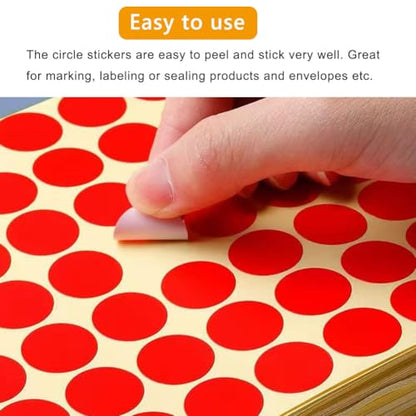 720 PCS Blue Dot Stickers 1-1/4 Inch Round Color Coding Labels 1.25" Circle Sticky Dots 32 mm Blank Circular Price Label Sticker Sheets for Spice Seal Inventory Office Classroom Must Haves - color: Blue