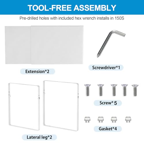 Expandable Cabinet Shelf Organizer, 9 Inch Deep, White, 1 Pack - color: White, size: 9" Deep | 1-Pack