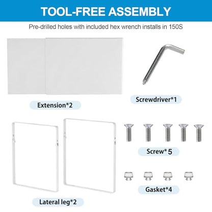 Expandable Cabinet Shelf Organizer, 11 Inch Deep, White, 2 Pack - color: White, size: 11" Deep | 2-Pack