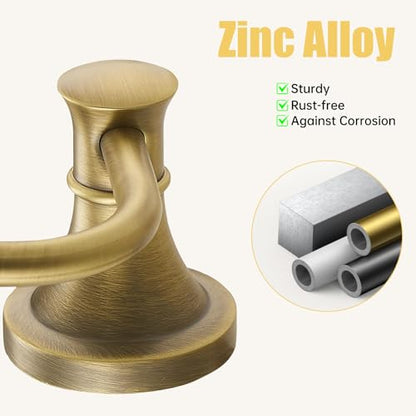 BESy Toilet Paper Holder Wall Mounted Bathroom Tissue Holder Antique Brass - color: Antique Brass