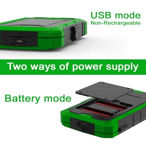 Gram Scale with Zipper Case,500g x 0.01g,Dual Powered Pocket Scale - color: Green