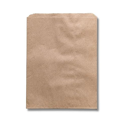 A Package 4 It 1,000-100% Recycled Brown Flat Paper Merchandise Bags - Medium (8 1/2 x 11)