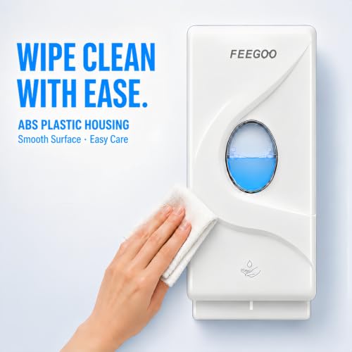 Automatic Soap Dispenser, 27 fl oz White Wall Mounted - color: Fg2002-white