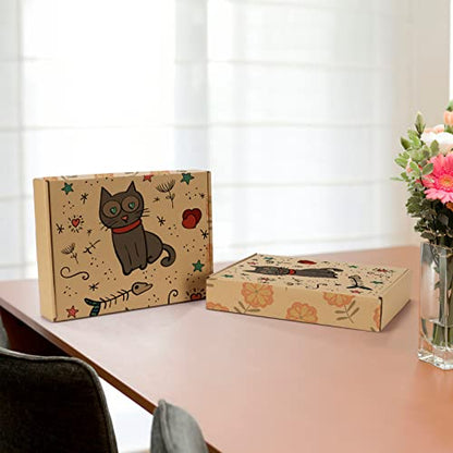 11x8x2 Cardboard Shipping Boxes Set of 20, Brown - size: 11" x 8" x 2"