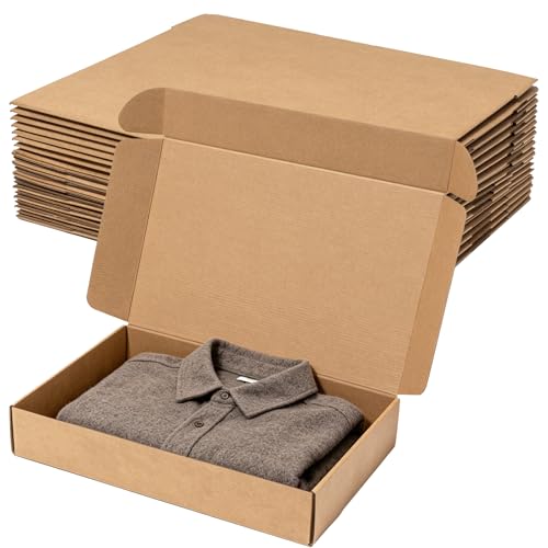 Wowxyz Shipping Boxes 17x11x3 Inches 20 Pack Corrugated Cardboard Brown Box - size: 17x11x3"