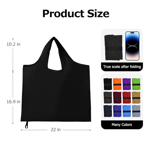 Foldable Shopping Bag, Reusable Grocery Bag Holder, Tote Bags - color: C8-brown 2