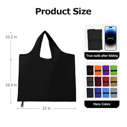 Foldable Shopping Bag, Reusable Grocery Bag Holder, Tote Bags - color: C8-brown 2