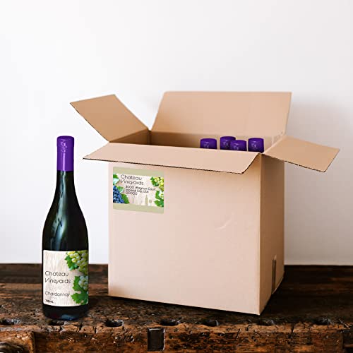 Blank Labels Address Barcode Shipping Labels, 4" x 3.33" (4 x 3-1/3) Permanent White Matte Label, Inkjet and Laser Printer Guaranteed Made in USA, 6 Labels Per Sheet- 10 Sheets - 60 Labels - size: 4" x 3.33"