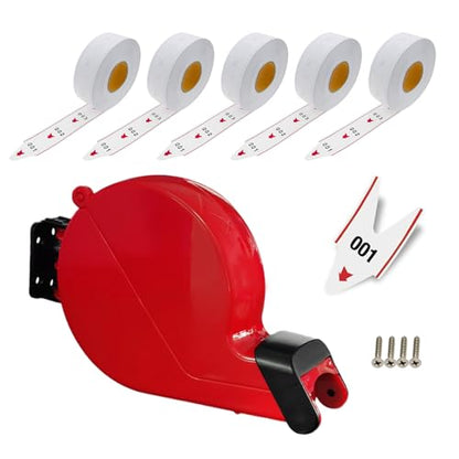 Ticket Dispenser Take A Number System Ticket Machine for Counter Queuing System with 5 Rolls 3-Digit Take a Number Ticket Rolls