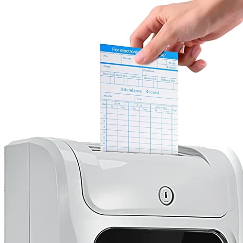 TooCust 100-Piece Time Cards for Employees, Monthly Time Cards 2-Sided, 2-Color Timecards for Time Clocks, Blue/Orange Print, 7-3/8 x 3-3/8 Inch - style: 100PCS Time Cards