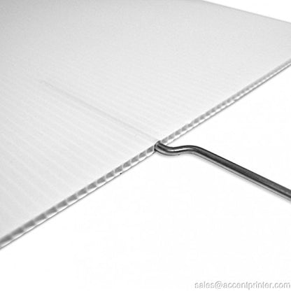 Liquidation Sale | Full Color Sidewalk Display Sign Board with Metal Ground Stakes | 24"w x 18"h