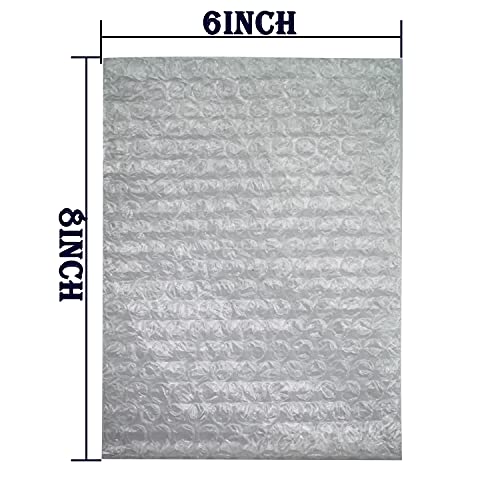 200Pcs Bubble Out Bags&Pouches, 6"x8" Clear Bubble Pouches Wrap Bag
