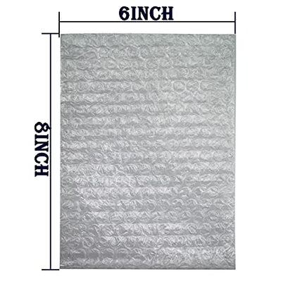 200Pcs Bubble Out Bags&Pouches, 6"x8" Clear Bubble Pouches Wrap Bag