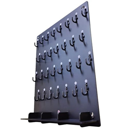 Key Hooks Board With 30 Hooks for Garage, Car Dealer, Office, Real Estate