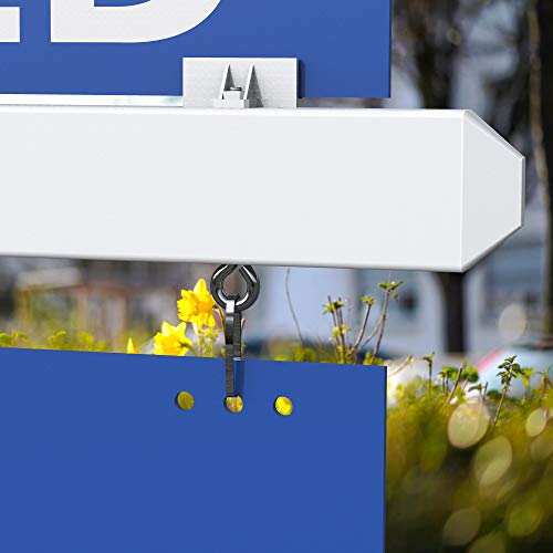 20 Pcs Real Estate Sign Clips, Sign Rider Clips for Hanging Signs