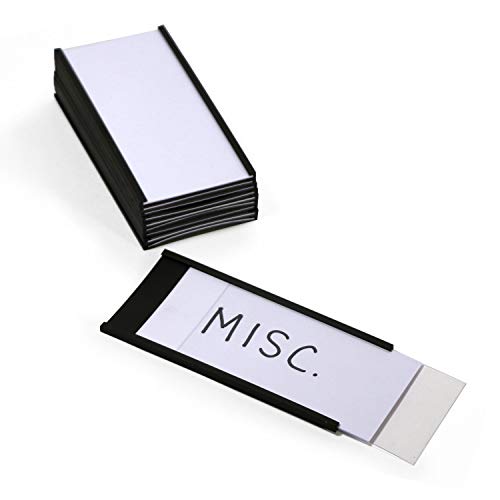 SmartSign Magnetic 'C' Channel Label Holders | 2" x 4", Pack of 10 - size: 2" x 4"
