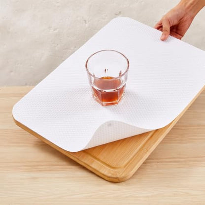 100% EVA Shelf Liner Waterproof Non Adhesive, 12" x 120", White - color: White, size: 12"W x 120"L