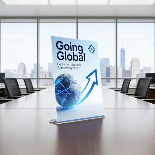 Acrylic Sign Holder 8.5 x 11 Inch, Clear Double Side Vendor Booth Stand Table Sign Holder, Vertical Desktop Display Menu Holder(6 PACK) - size: 6 pack 8.5*11"