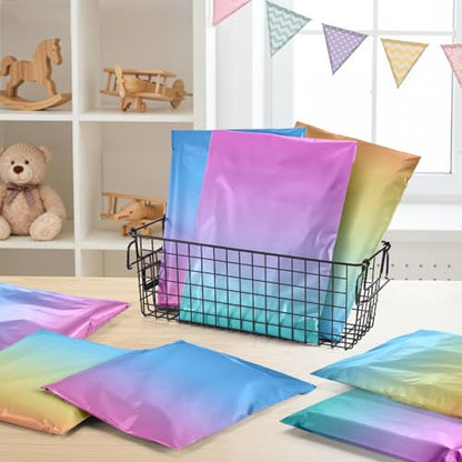Metronic Cute Poly Mailers 10x13" 50pc Small Shipping Bags Self Seal - color: PinkGreen, size: 10x13" 50PC