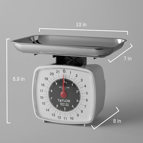 Mechanical Kitchen Scale with Tray