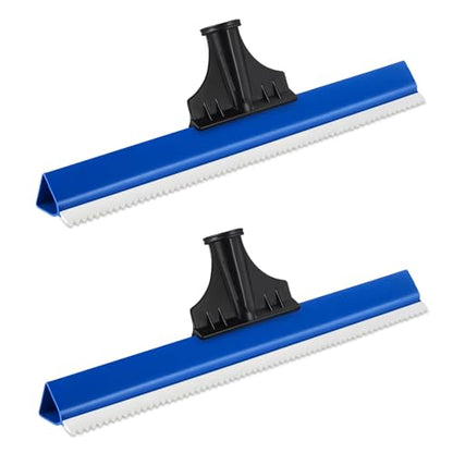 2 Pack 24 Inches Epoxy Floor Squeegees Notched Squeegee for Self Leveling Cement Urethane Epoxy Floor Tools - size: 24 Inches