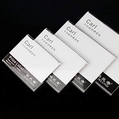 20pcs Price Label Holders, Product Sign Holders, Shelf Tag Display Stands - size: Paper Size:5x7cm